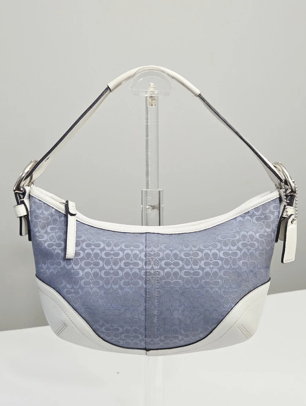 VINTAGE COACH Y2K MINI SIGNATURE C CRESCENT BAG 6351